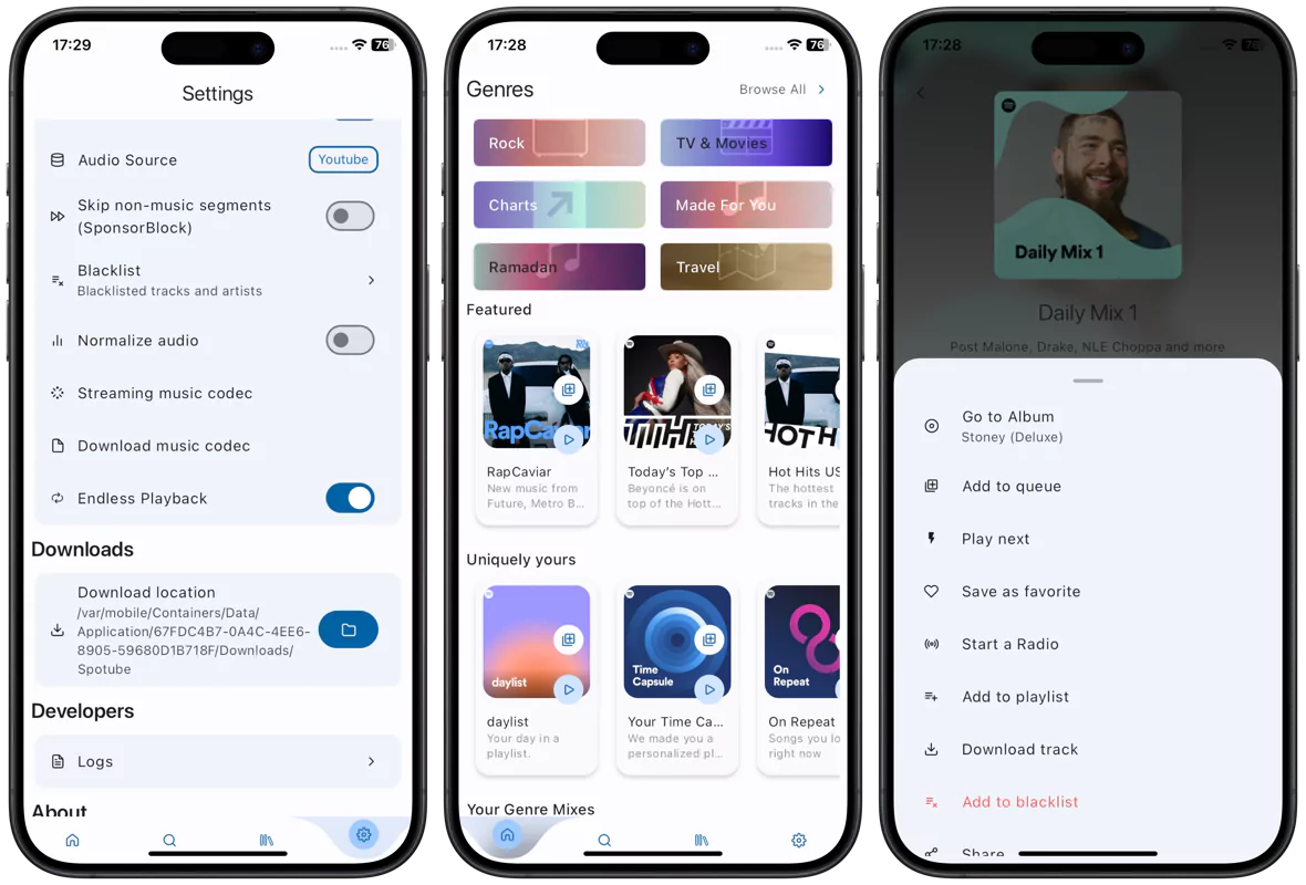 Spotube for iOS /download-songs-spotify-iphone/images/spotube-ios.webp