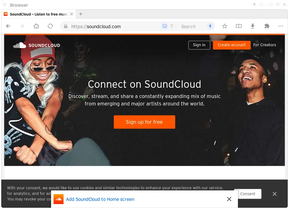 SoundCloud /online-music-downloaders-free/images/Screenshot_2021-03-23-18-28-35-467_com.android.browser.webp