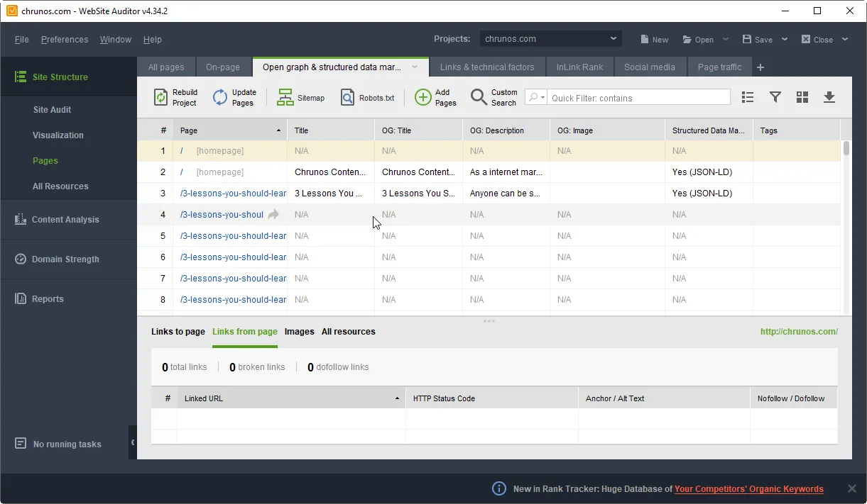 Website Auditor Site Structure /screaming-frog-alternatives/images/site-structure.webp
