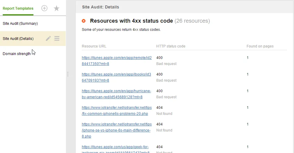 Website Auditor Site Audit Details /website-auditor-review/images/site-audit-details.webp