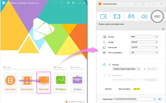 Select Recorder /wonderfox-video-converter-review/images/select-screen-recorder.webp