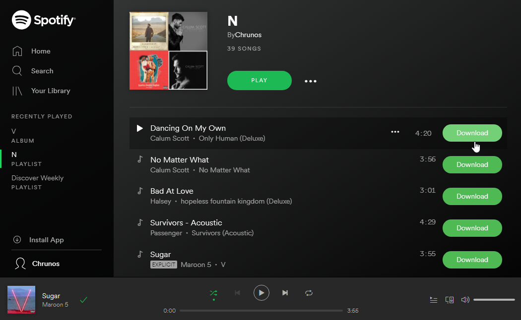 how to download songs from spotify without premium