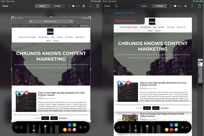 3 Ways To Take A Scrolling Screenshot On Iphone For Free Chrunos