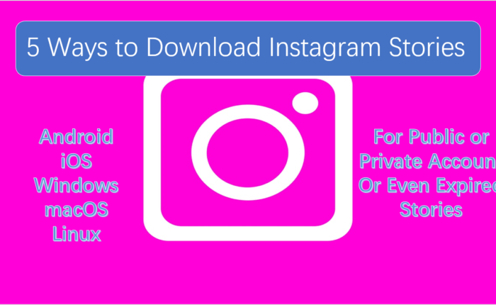 download instagram videos story