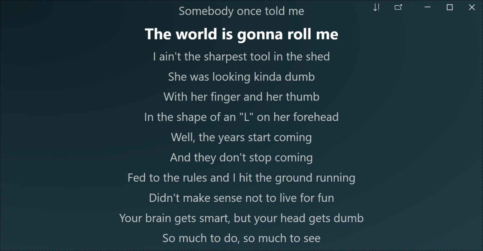 lyrics spotify desktop plugin