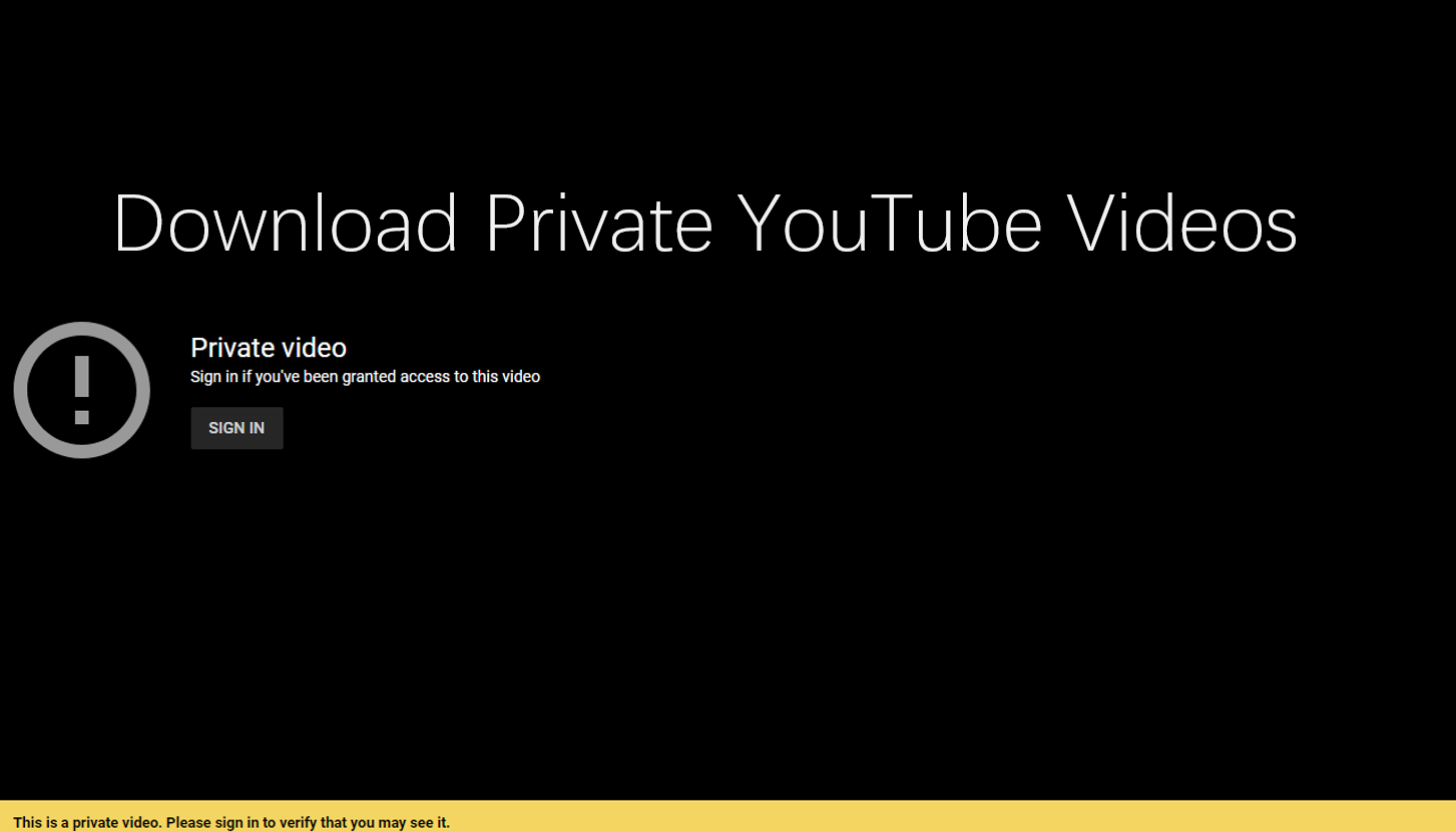 download youtube unlisted video