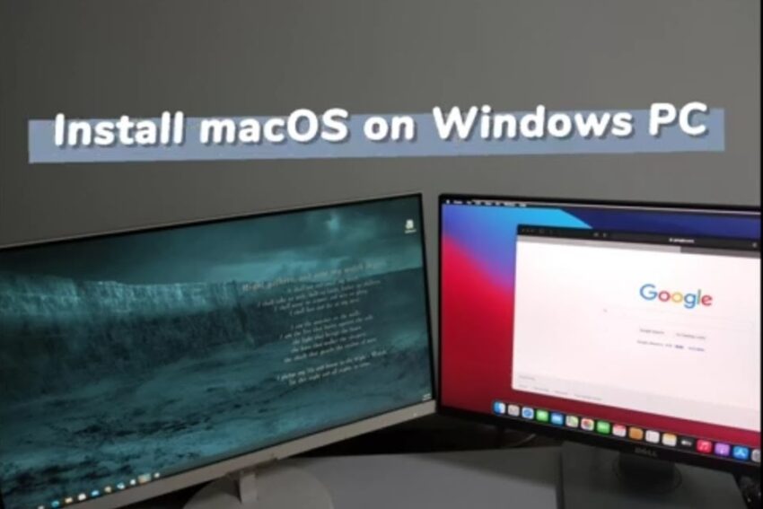 install macos on windows pc