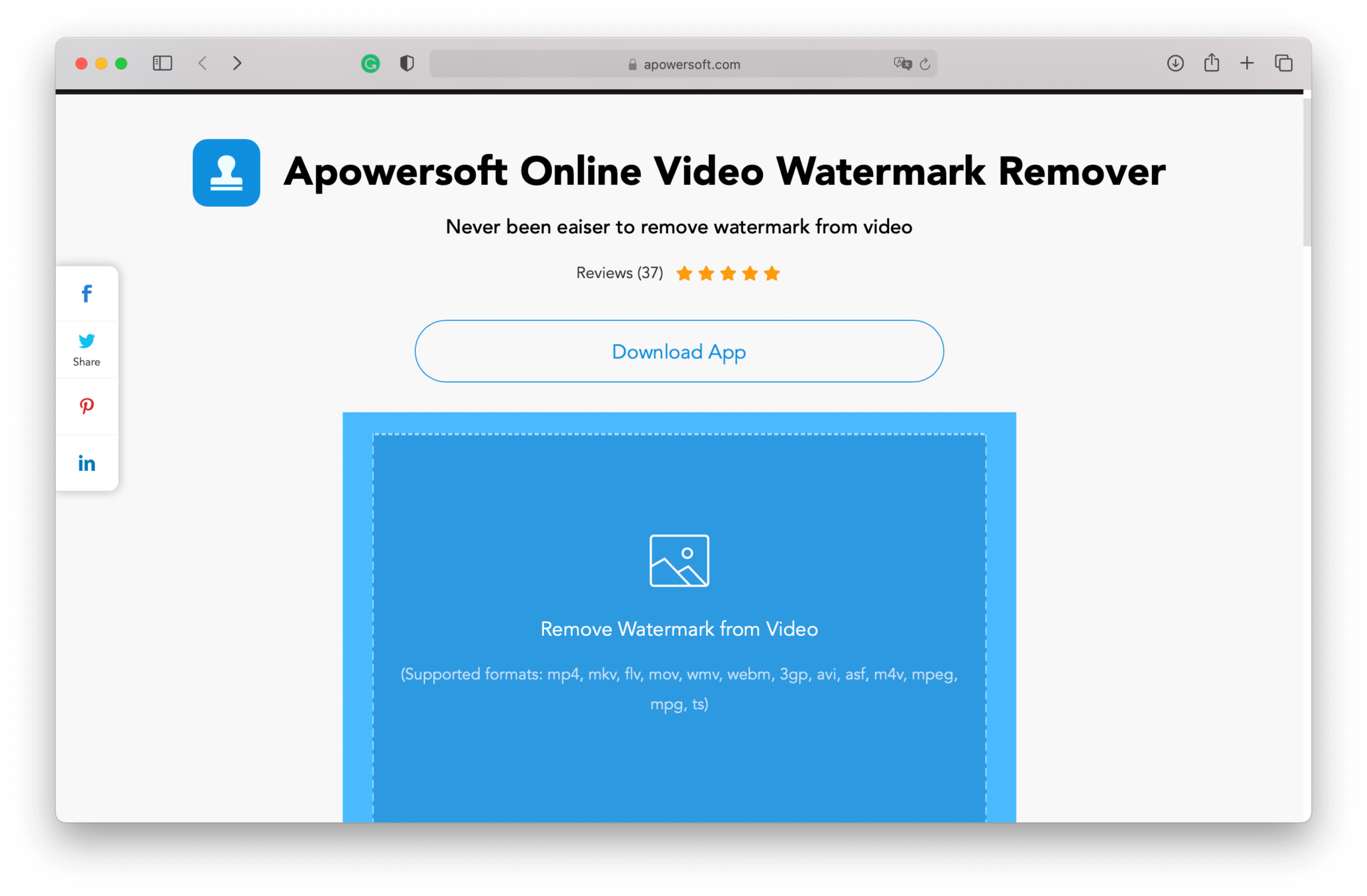 remove watermark from video free online