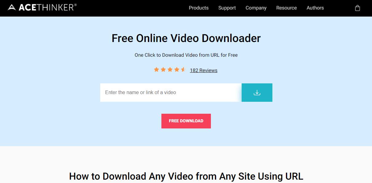 AceThinker Online Downloader