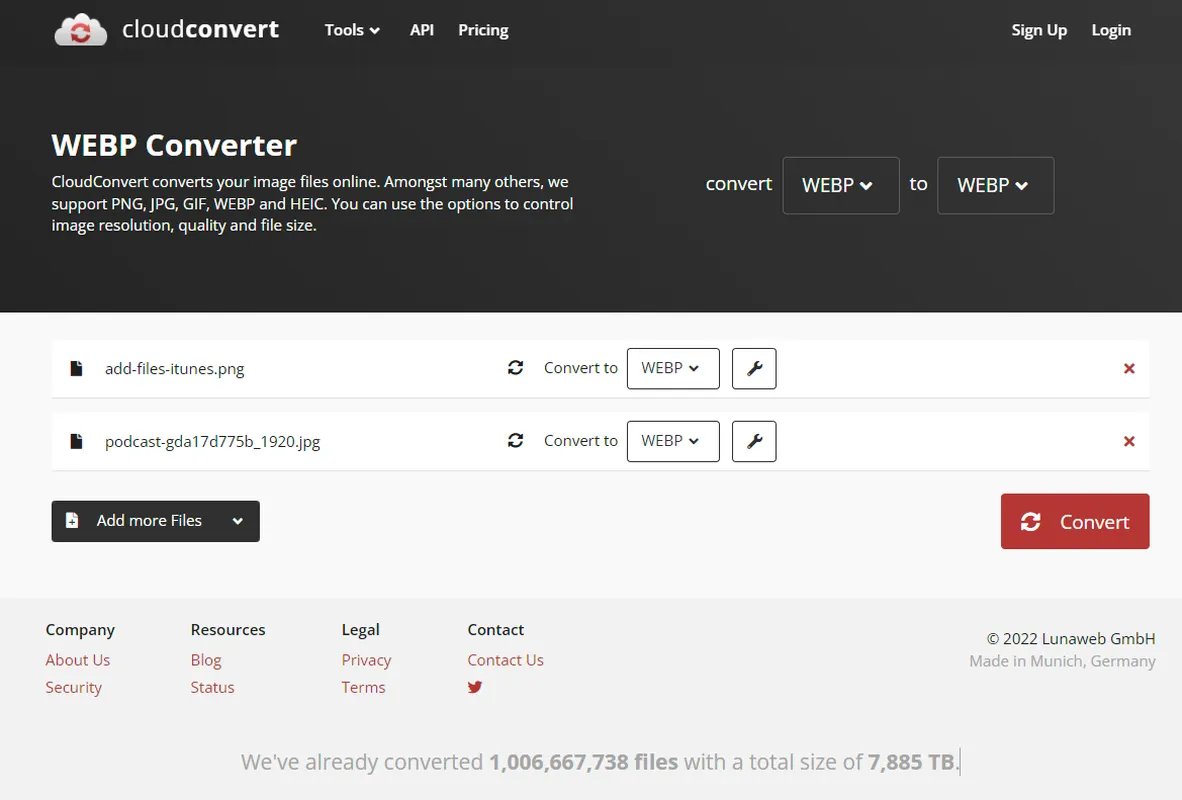 WebP Converter Online Free