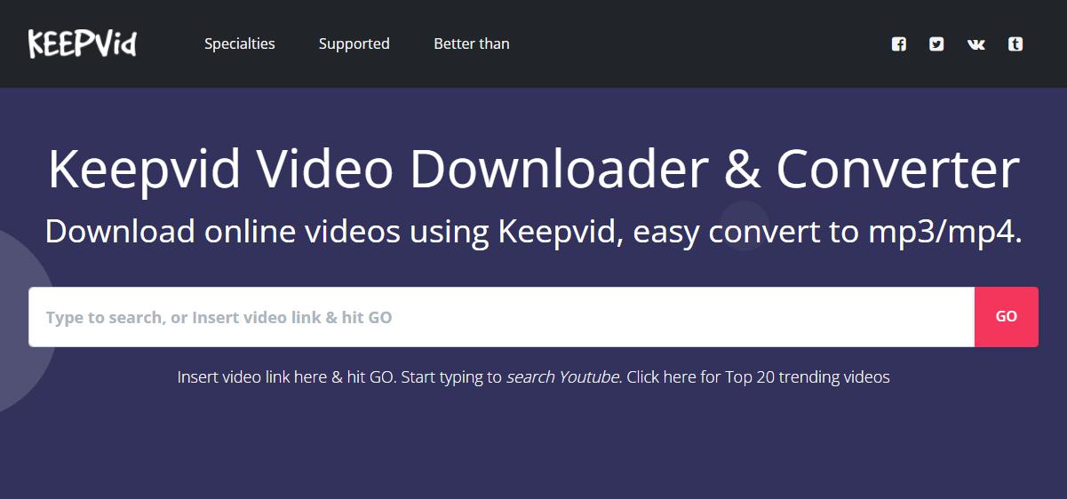 KeepVid Online