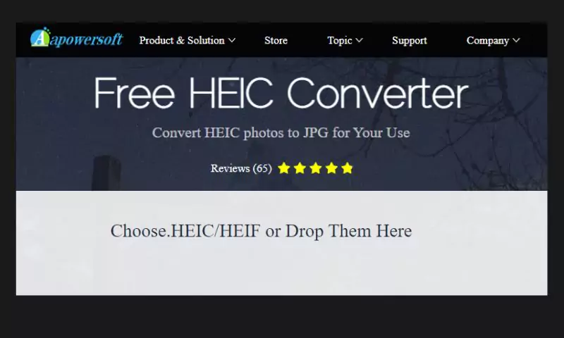 Heic Converter – Apowersoft