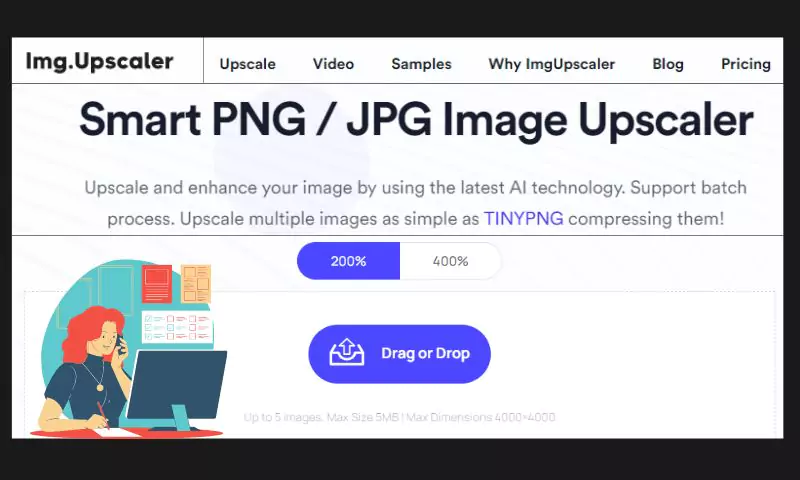 Smart PNG JPG Upscaler