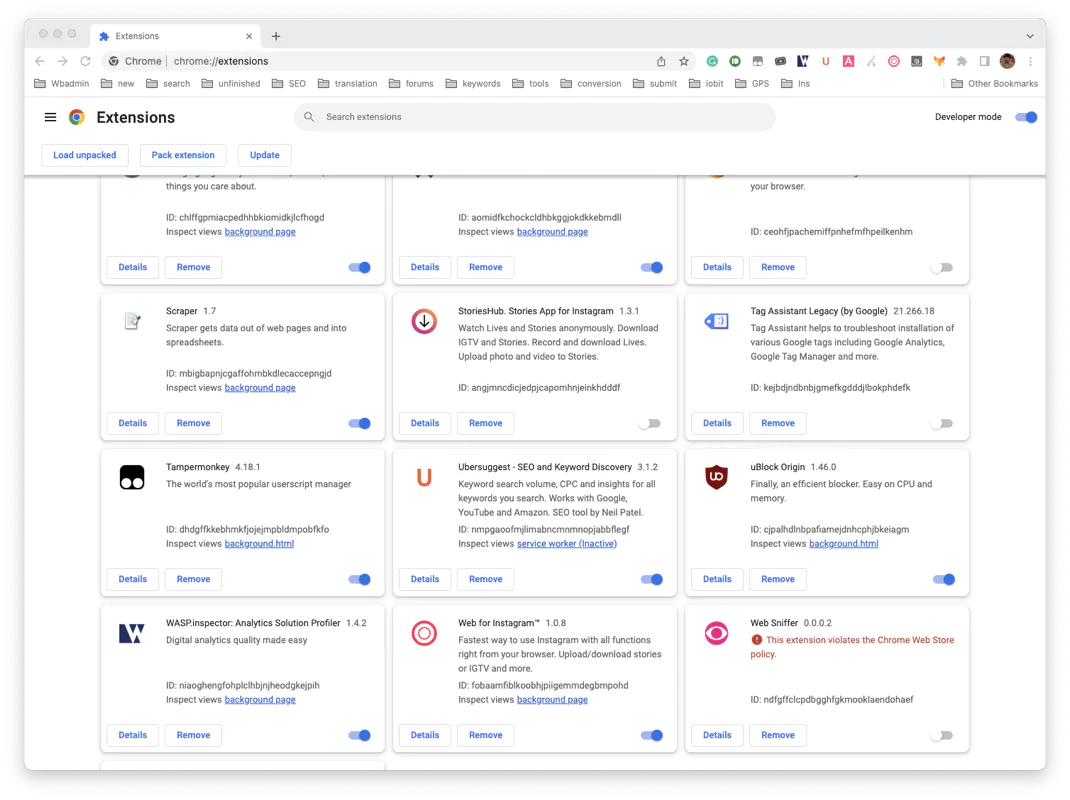 Manually Install Chrome Extension