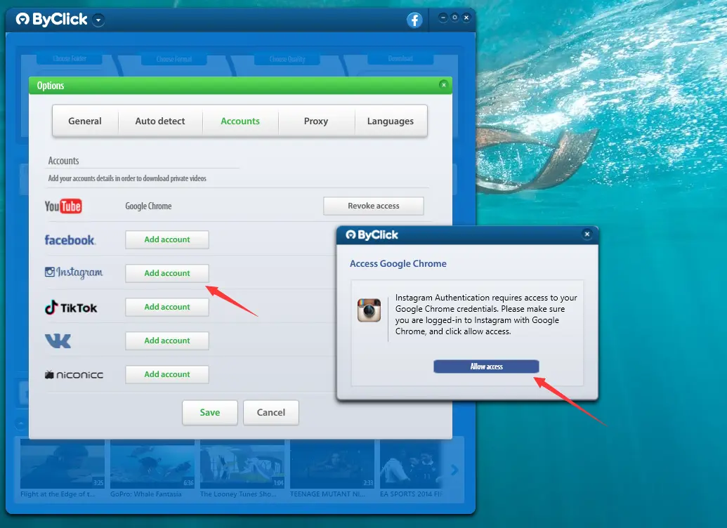 ByClick Downloader Instagram