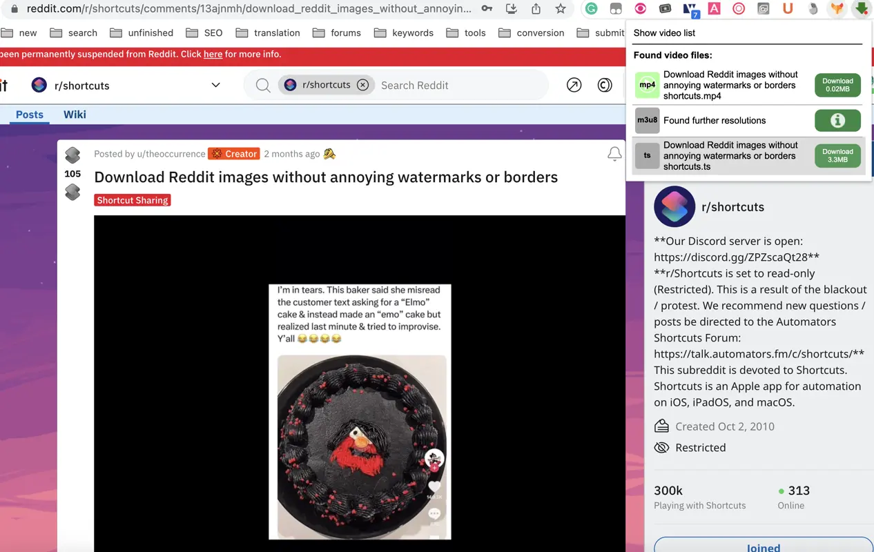 Download Reddit Video Chrome Extension