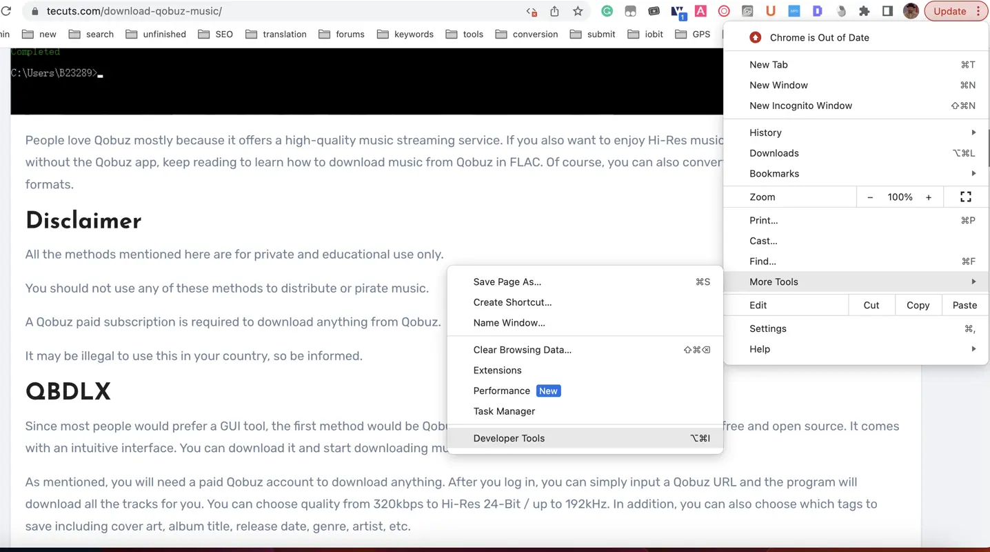 Chrome Inspect Element Mac