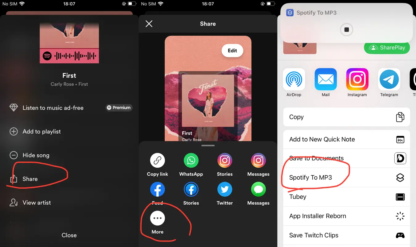 Spotify Downloader Shortcut