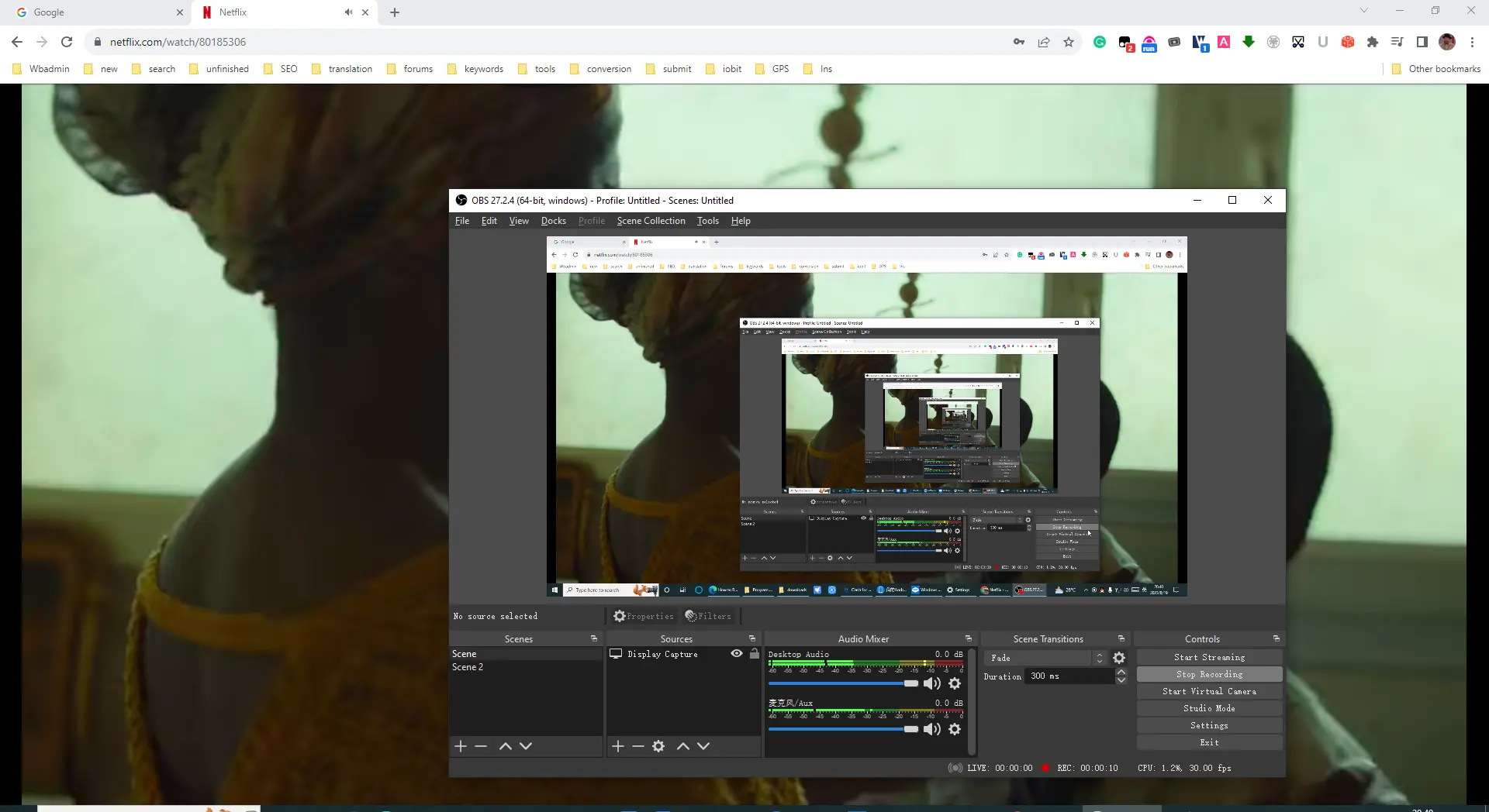 Record Netflix Chrome