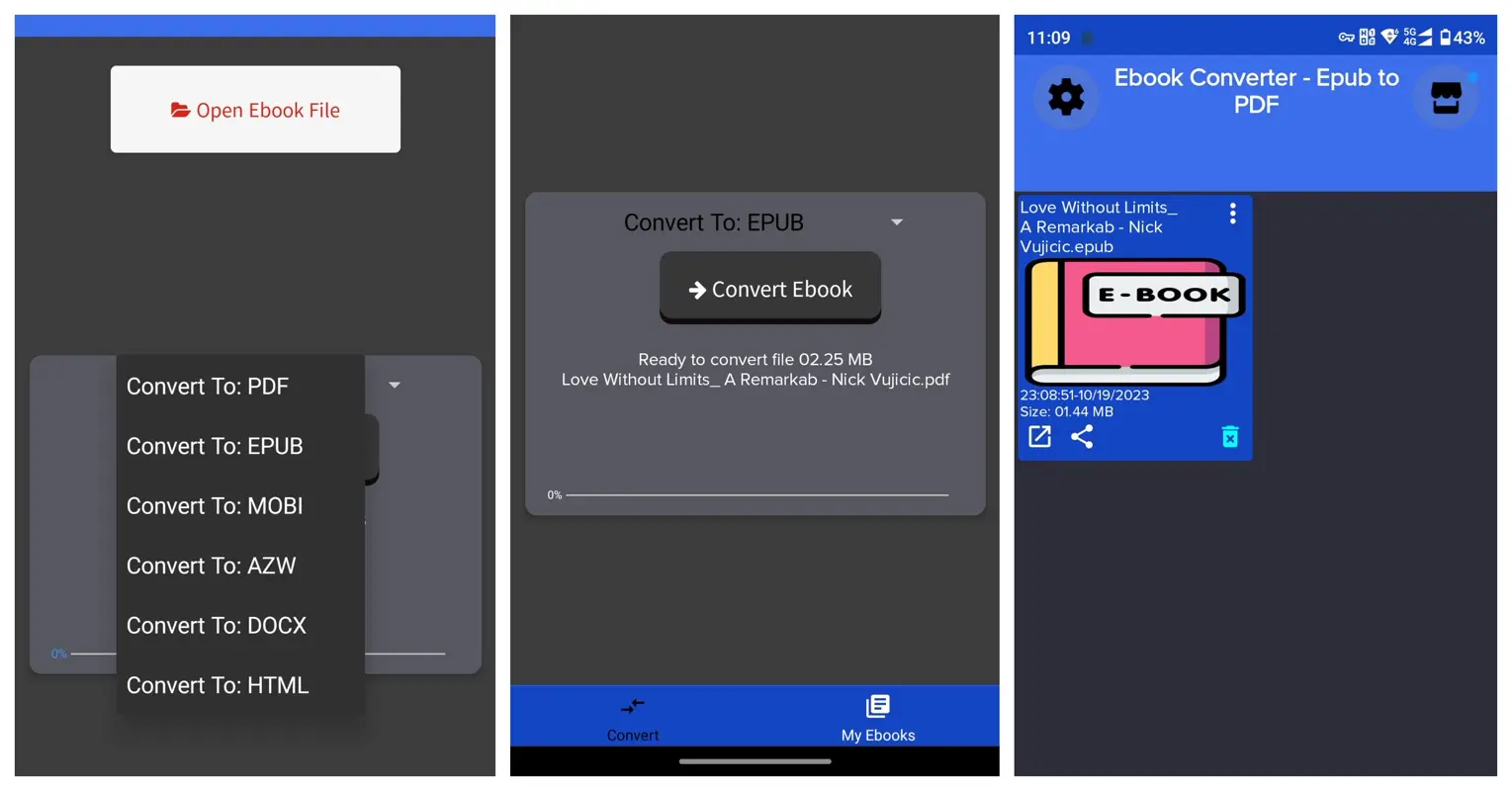 Ebook Converter Android