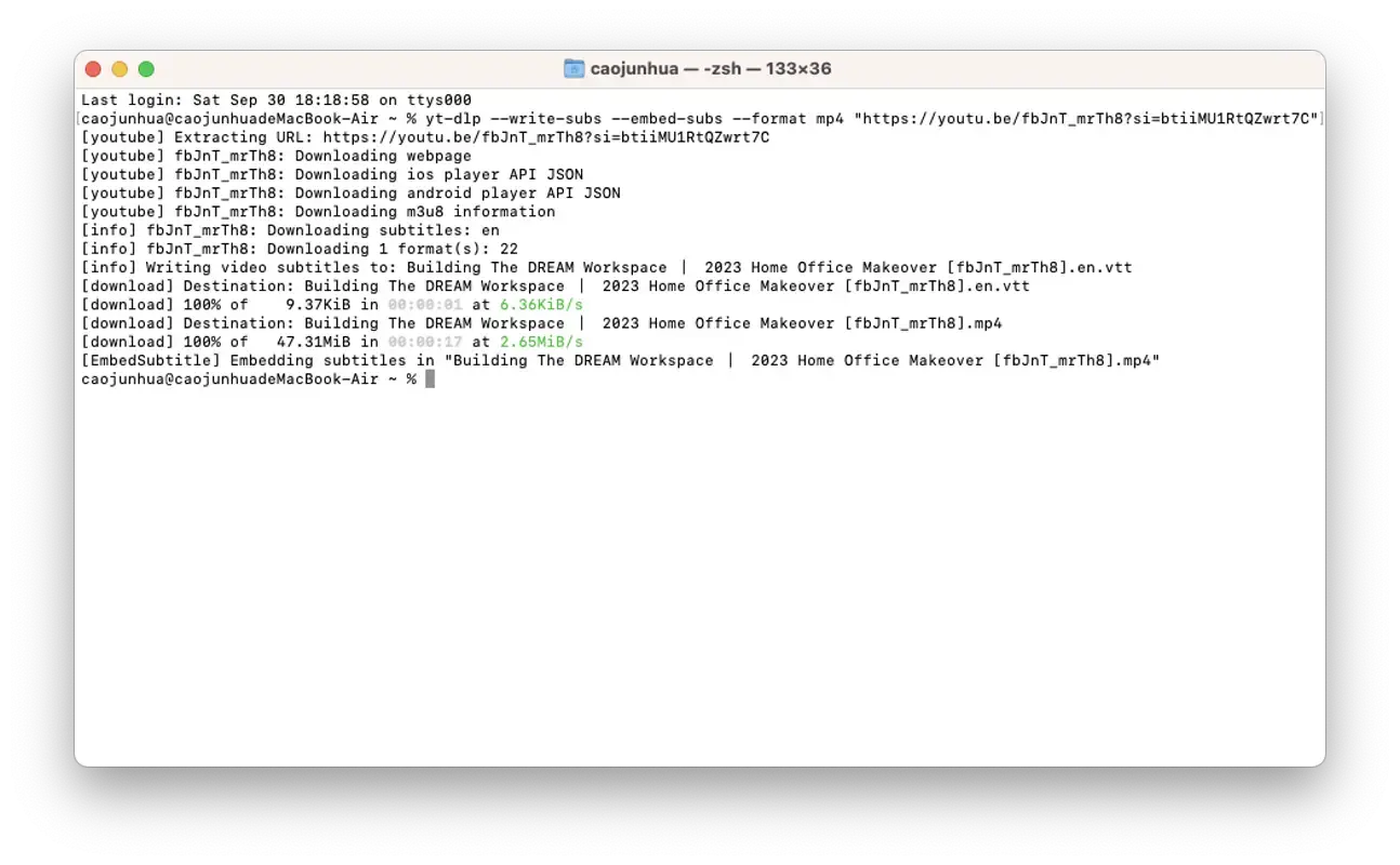 yt-dlp On Mac Download Subtitles