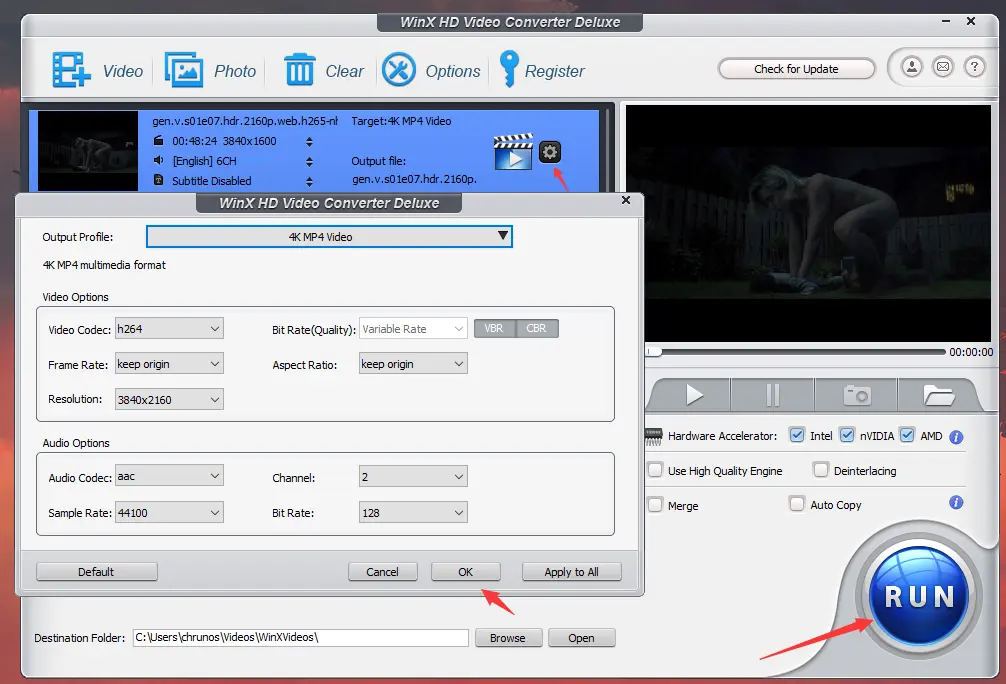WinX HD Video Converter Deluxe