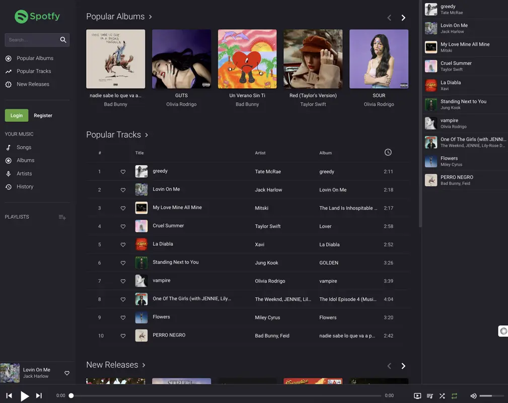 Spotfy One - Spotify Alternative without Ads