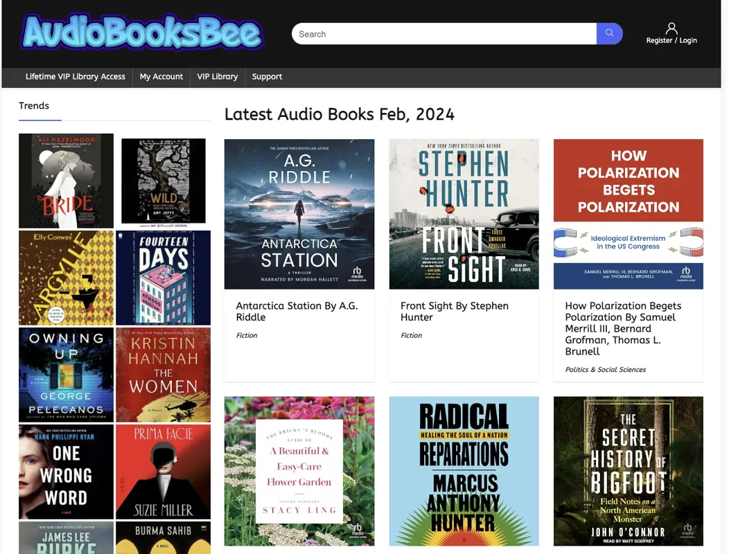 Audiobooksbee