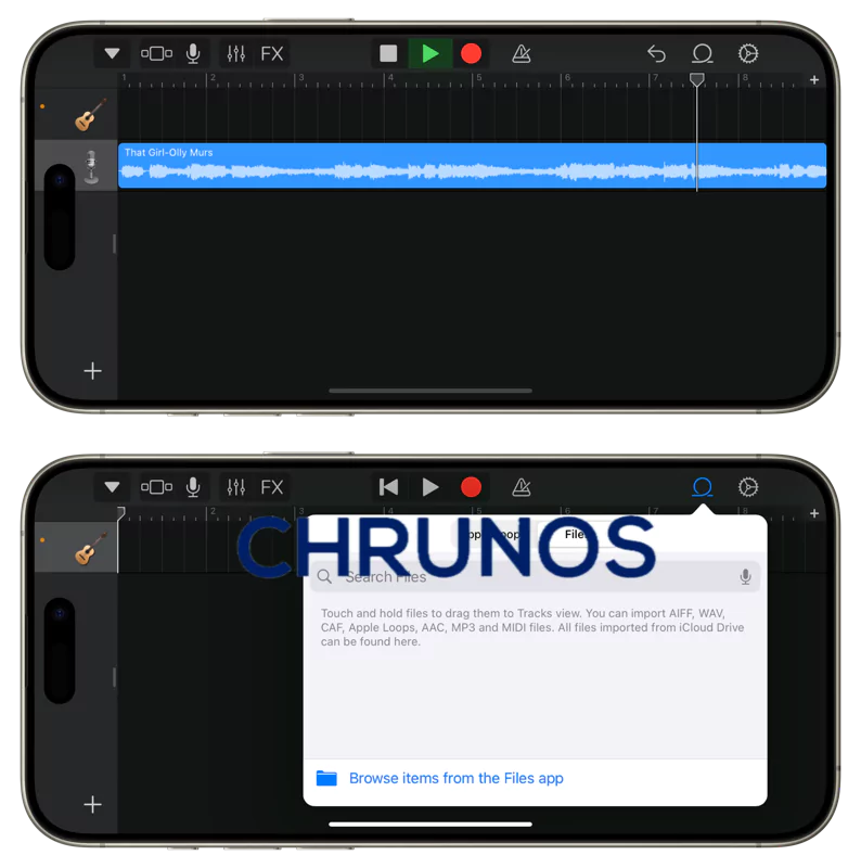 Garageband Import Files