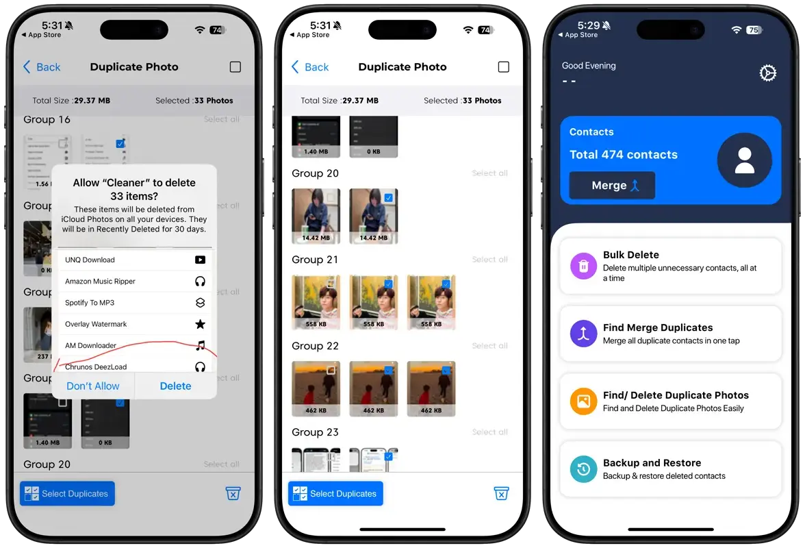 Duplicate Cleaner app-Softices