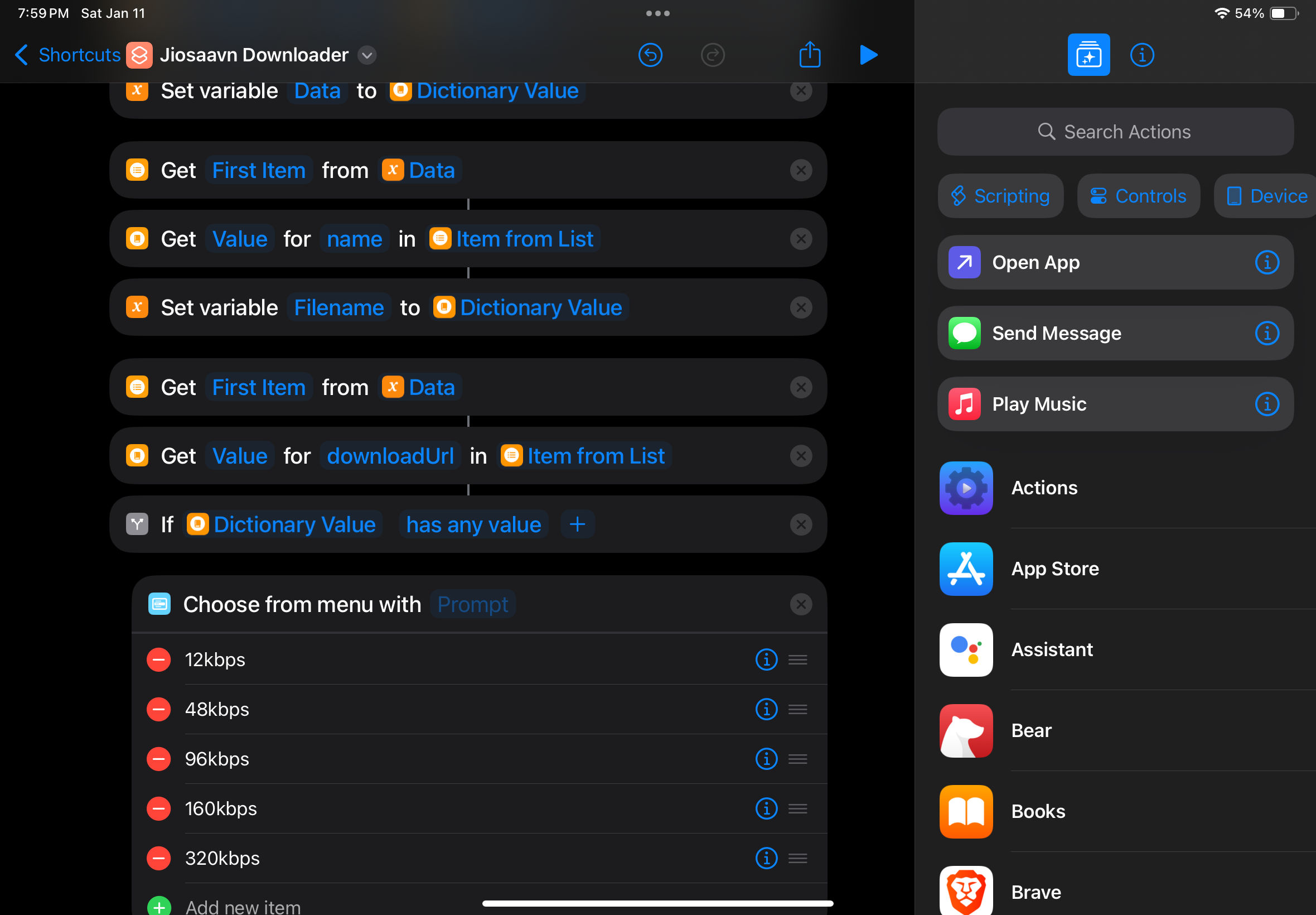 Jiosaavn Downloader Shortcut